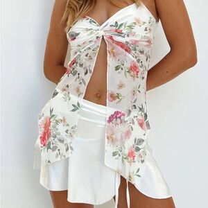 Princess Polly Fallen Roses Tank